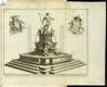 Alzata della Fonte del Nettuno Posta nella Piazza Maggiore di Bologna... disegnata già ed architettata Tommaso Laureti Panormitano intagliata in pietra viva da Antonio Lupo tagliapietra, e compita di tutte le Statue ed altri riporti di Bronzo da Giovanni Bologna Fiamingo eccellentissimo statuario l'anno 1563