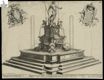 Alzata della Fonte del Nettuno Posta nella Piazza Maggiore di Bologna... disegnata già ed architettata Tomaso Laureti Panormitano intagliata in pietra viva da Antonio Lupo tagliapietra, e compita di tutte le Statue ed altri riporti di Bronzo da Giovanni Bologna Fiamingo eccellentissimo statuario l'anno 1563