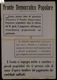 Raccolta di manifesti murali, manifestini, volantini, opuscoli, oggetti, giornali, ecc. ecc. distribuiti in Modena riguardanti la propaganda per le elezioni politiche tenutasi in Italia il 18 Aprile 1948 : Elezioni di carattere eccezionale e di interessamento Mondiale per la tensione politica tra Oriente ed Occidente