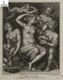 Venere con le Grazie : Quadro di Giorgio Vasari, alto Pal. rom. 7. largo 5 1/4 . / Ranieri Allegranti dis. ; Vincenzio Vangelisti inc