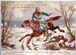 A La Ville de Paris Seule grande Maison sp&eacute;ciale de Nouveaut&eacute;s Rue Montmartre, 170 Pr&egrave;s de Boulevard : Type militaire. Guerre d' Orient 1877 : Arm&eacute;e russe. Cosaque, garde imp&eacute;riale