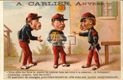 A. Carlier, Anvers : - Vous allez me faire le plaisir de rentrer tous les trois &agrave; la caserne [!]... et vivement! (...)