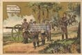 Chocolat de la Cie. Fran&ccedil;aise : Batterie d'artillerie : A combien tirent t' ils?