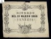 Ricordo del 22 marzo 1868 in Venezia