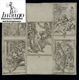 [Cerere lamenta la morte di Agostino Carracci davanti a Giove ; La Pittura consegna Agostino Carracci alla Fama ; La parche accompagnano Agostino Carracci ai piedi del trono di Giove ; I fiumi Reno, Tevere e Parma che rappresentano le città di Bologna, Roma e Parma ; Agostino Carracci rapito da Marte, geloso del ritratto di Adone realizzato per la Galleria Farnese