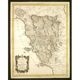 Il Gran Ducato di Toscana diviso nelle sue provincie dall'Abb.e B. Borghi di nuova projezione