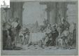 Il Convito di Nabal : Venit autem Abigail ad Nabal, et ecce erat ei convivium in domo ejus, quasi convivium regis, et cor Nabal jucundum, erat enim ebrius nimis: et non indicavit, ei verbum pusillum, aut grande usque mane. Reg. 1. Cap. XXV.v.36. : Pittura Di Gio: Batta: Tiepolo Posseduta Dal Sig. Co. Fran.co Algarotti.