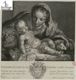 Nobilissimo D.D. Io. Ant. Theodoro Comiti Albano : Tabulam hanc inter quamplures egregias Pinacothecae tuae adservatam a me autem Aere incisam Tibi venerationis ergo D.D.D. Humil.mus atque Addittiss.mus Servus Domi.nus Cunego.