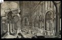 Vedvta Interiore Dell'Antico Tempio Patriarcale Di S. Giovanni In Laterano : Eretto dal Gran Costantino Imperatore sotto il Santo Papa Silvestro Primo ristaurato, et ornato d'altrj Sommi Pontefici, et al presente nel Felicissimo Pontificato Di Papa Innocentio XII esposta alla luce dalle Stampe Originali di Matteo Gregorio Rossi Romano con disegno di Giuseppe Tiburtio Vergelli da Recanati e intaglio di Pietro Paolo Girelli Romano