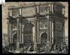 Facciata dell'Arco di Costantino che risguarda l'Anfiteatro di Flavio detto il Colosseo
