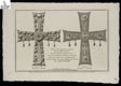 Schema Crucis argentae inauratae Gemmis affabre distinctae Ex Iustini Imp. dono Romam missae Et in Sacrario Basilicae Vaticanae adservatae Quod nunc primum aere insculptum editur a Stephano Borgia Sac. Cong. de Propag. Fide a Secretis Anno MDCCLXXVIIII