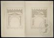 Prospetto dell'Arco d'Augusto in Rimini verso Roma E.S. ; Prospetto dell'Arco d'Augusto in Rimini verso questa citt&agrave; N.O.